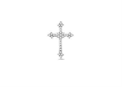 Rhodium Plated | Cross Pendants